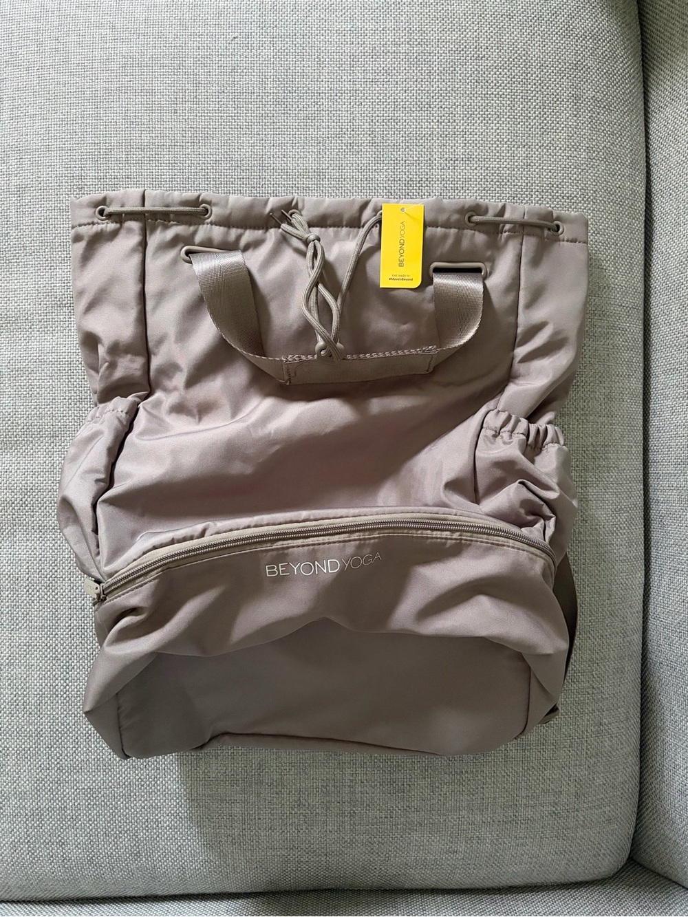 Beyond Yoga Convertible Gym Bag, Taupe